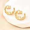 Brass Cuff Earrings EJEW-F370-16G-1