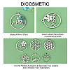DICOSMETIC 24Pcs 6 Style 201 Stainless Steel Laser Cut Pendants STAS-DC0005-68-4