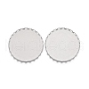 Tarnish Resistant 304 Stainless Steel Cabochon Settings STAS-P249-16B-P-1