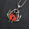 Evil Eye Alloy Pave Glass Pendant 667 Stainless Steel Chain Necklaces for Men FS-WG7A50C-05-1