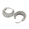 316 Surgical Stainless Steel Hoop Earrings EJEW-D096-10D-AS-2