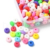 2 Strands Handmade Polymer Clay Beads Strands CLAY-YW0001-87B-2