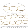 304 Stainless Steel Oval Link Chains CHS-C018-01A-G-2