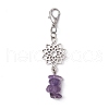 7Pcs Chakra Alloy Pendant Decoraton HJEW-JM02157-2