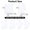 4Pcs 2 Styles Acrylic Earring Display Frame EDIS-YW0001-07-2