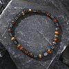 Natural Picasso Jasper Beads Stretch Bracelets for Men CT9286-3