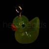 Luminous Opaque Resin Cartoon Pendants CRES-Z004-01D-G-4