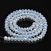 Electroplate Glass Beads Strands EGLA-A034-J2mm-L07-2