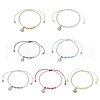 7Pcs Glass Seed Beads Braided Bracelets BJEW-MZ00176-3
