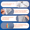 CRASPIRE 2 Sets 2 Style PVA & Cloth Water-soluble Embroidery Aid Drawing Sketch DIY-CP0009-92A-6