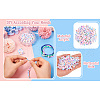 500Pcs 5 Style Opaque White Acrylic Beads SACR-TA0001-20-20