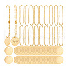   100Pcs 2 Styles Brass Pendants DIY-PH0023-22-7