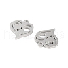 Non-Tarnish 316 Stainless Steel Charms STAS-C096-12B-P-2