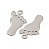 Rack Plating Brass Pendants KK-S400-10P-2