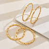 4Pcs Elegant Zinc Alloy Twisted Bangle Set for Women IW6232-2-3