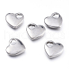 Tarnish Resistant 304 Stainless Steel Pendants STAS-F240-12P-1