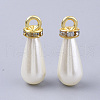 High Luster ABS Plastic Imitation Pearl Pendants RB-T011-03B-G-3