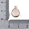 Natural Rose Quartz Faceted Pendants G-U019-05G-09-3