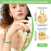 Beebeecraft 30Pcs Brass Tube Bails KK-BBC0015-05-2