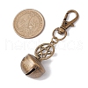 3Pcs 3 Colors Iron Bell Pendant Decoration HJEW-JM02276-4
