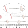304 Stainless Steel with Natural Shell Link Chains CHS-G038-10P-2
