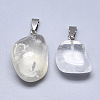 Natural Quartz Crystal Pendants G-T122-32C-2