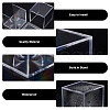Square Transparent Acrylic Golf Ball Display Case AJEW-WH0323-05B-4