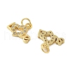 Brass Micro Pave Cubic Zirconia Pendants KK-C092-24H-G-2
