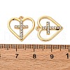 Alloy Rhinestone Pendants PALLOY-S052-01G-E-3