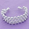 Brass Round Beaded Cuff Bangles for Women FS-WG6E9A6-01-2