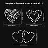 Fingerinspire Glitter Hotfix Rhinestone(Hot Melt Adhesive On The Back) DIY-FG0001-45-2
