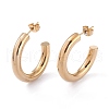 201 Stainless Steel Stud Earrings EJEW-F272-02C-G-1