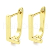 Brass Letter Stud Earrings for Women EJEW-A038-01L-G-1