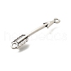 Tibetan Style Alloy Connector Charms PALLOY-D291-32AS-2