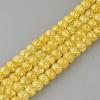 Synthetic Crackle Quartz Beads Strands GLAA-S134-10mm-17-1