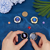Gorgecraft 3Pcs 3 Colors Alloy Steel Loose Diamond Boxes CON-GF0001-16-3