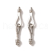 Brass Hook and S-Hook Clasps KK-U016-04P-1