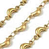 304 Stainless Steel Moon Link Chains CHS-A017-02A-G-1