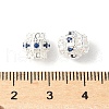 Brass Micro Pave Cubic Zirconia Beads KK-U067-07S-3