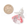 2Pcs 2 Styles Glass Seed Bead Pendants PALLOY-MZ00710-04-2
