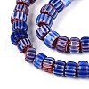 Handmade Millefiori Glass Beads Strands LAMP-T021-27A-03-3