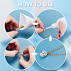   DIY Blank Globe Bottle Pendant Making Kit FIND-PH0018-21-4