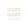 Unicraftale 20Pcs 2 Colors 304 Stainless Steel Clip-on Earring Findings STAS-UN0039-97-7