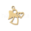 201 Stainless Steel Pendants STAS-S157-01D-G-1