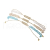 Glass Beaded Bracelets BJEW-JB10218-03-5