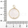 Brass Micro Pave Clear Cubic Zirconia Pendants KK-A207-05G-3