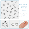 Unicraftale 30Pcs 316 Stainless Steel Spring Ring Clasps FIND-UN0016-21-4