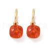 304 Stainless Steel Glass Hoop Earrings EJEW-Z089-30G-4