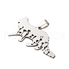 201 Stainless Steel Pendants STAS-V013-13P-2