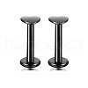 Heart Stainless Steel Internally Threaded Labrets WG955BE-04-1